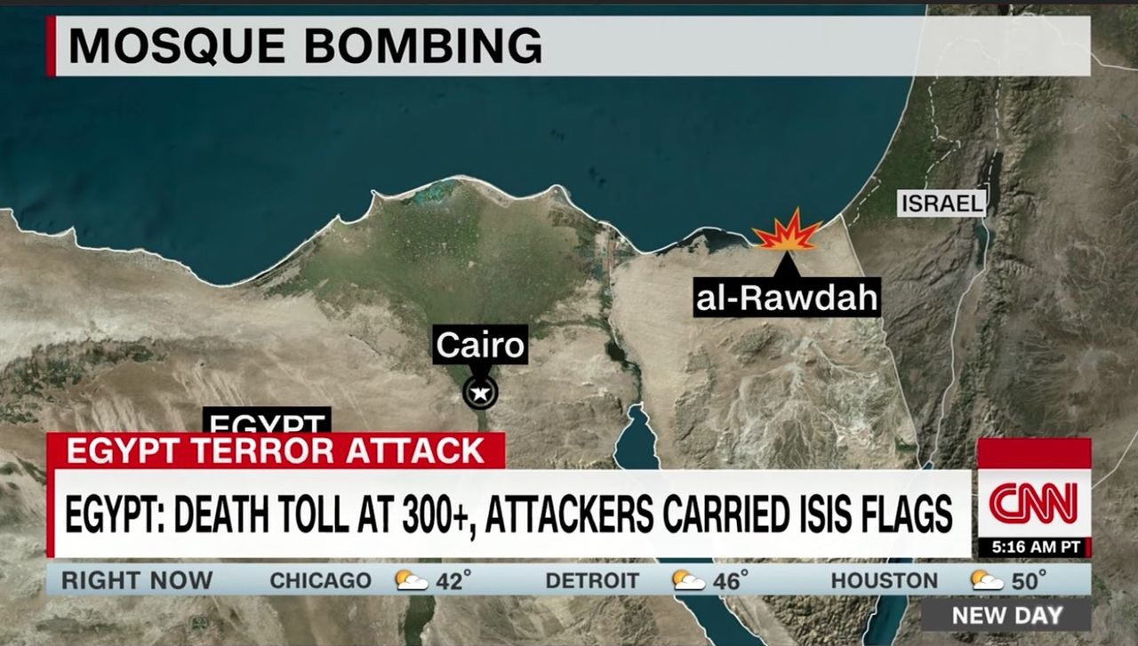 CNN reports on Egypt terrorist attack, earning rebuke from Egypt