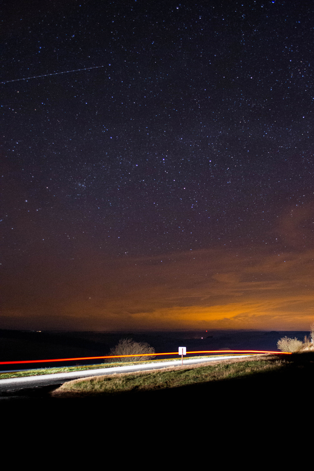 Night Sky Over Brecon Beacons National Park