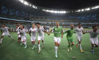 Denmark await England in the semi-finals