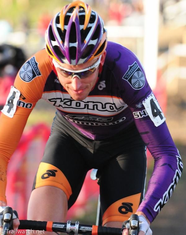 Ryan Trebon (Kona) laying down some serious horsepower.