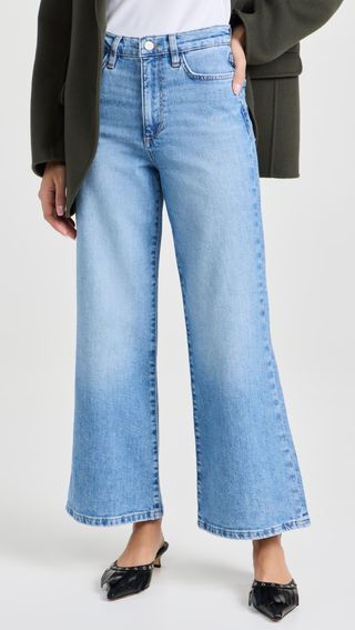 The Mia High Rise Wide Ankle Jeans