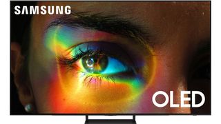 Samsung S90C OLED TV on white background
