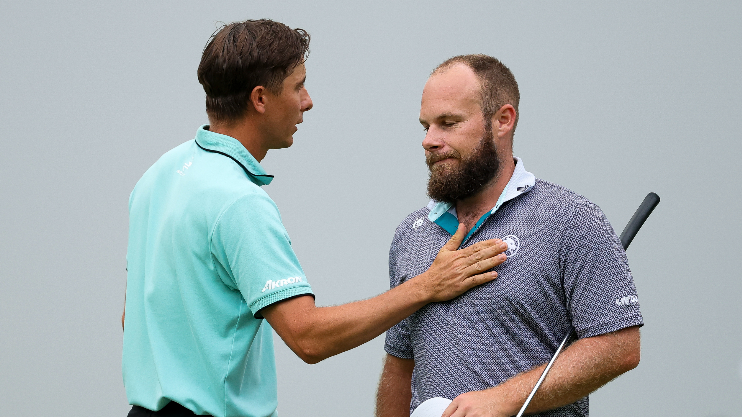 Carlos Ortiz and Tyrrell Hatton at the US Open