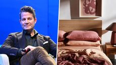Nate Berkus and pink bedding