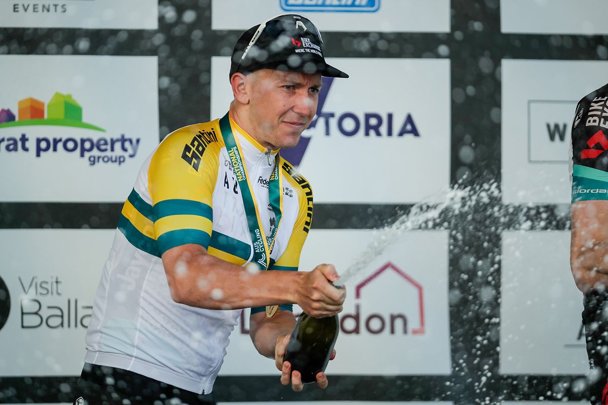 The elite men's race at the 2021 Australian criterium championships