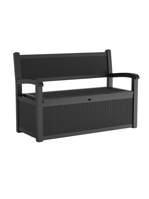 Resin Outdoor Bench Storage