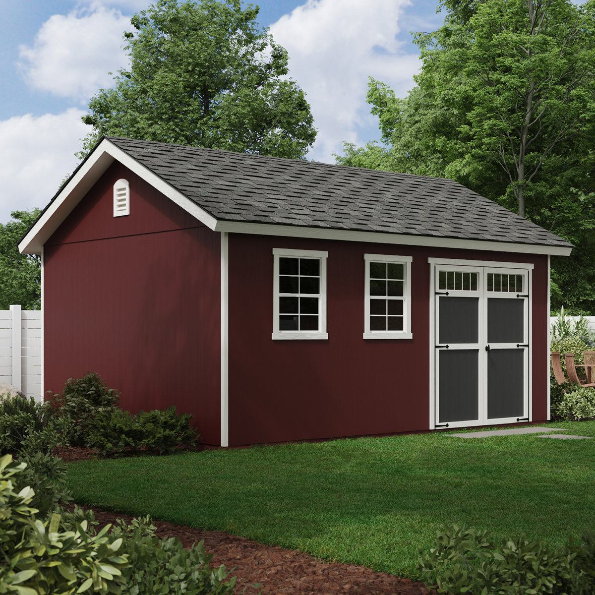 Handy Home Scarsdale Wood Storage Shed, Multiple Sizes (professional Installation Available) &amp;amp; Reviews | Wayfair