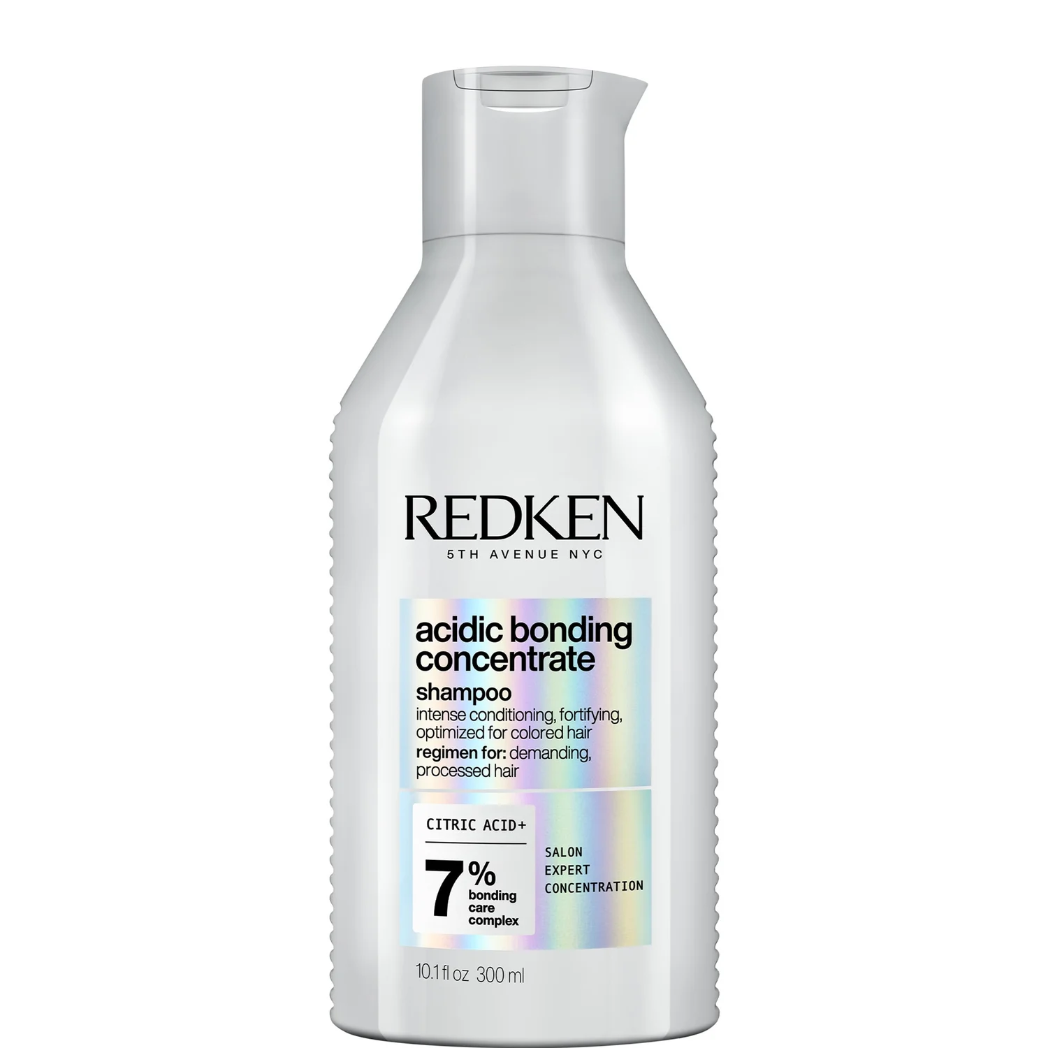 Redken Acidic Bonding Concentrate Shampoo, Bond Repair for Damaged Hair, Sulphate Free for Gentle Cleansing 300ml