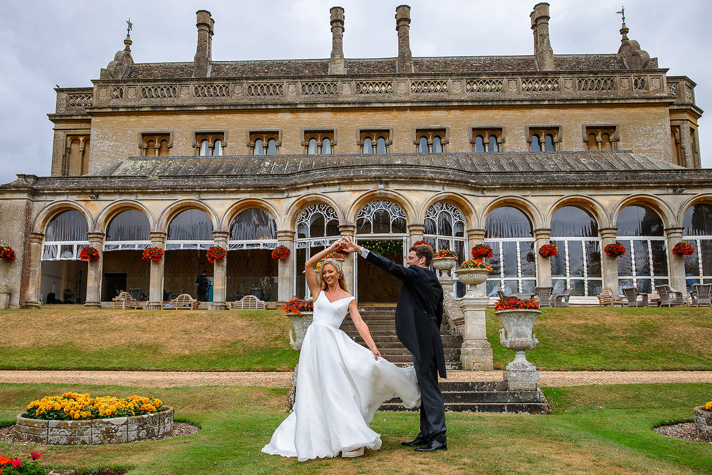 Georgie Spence wedding: Georgie with new husband Toby Goss