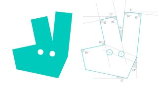 Logo shape: Deliveroo