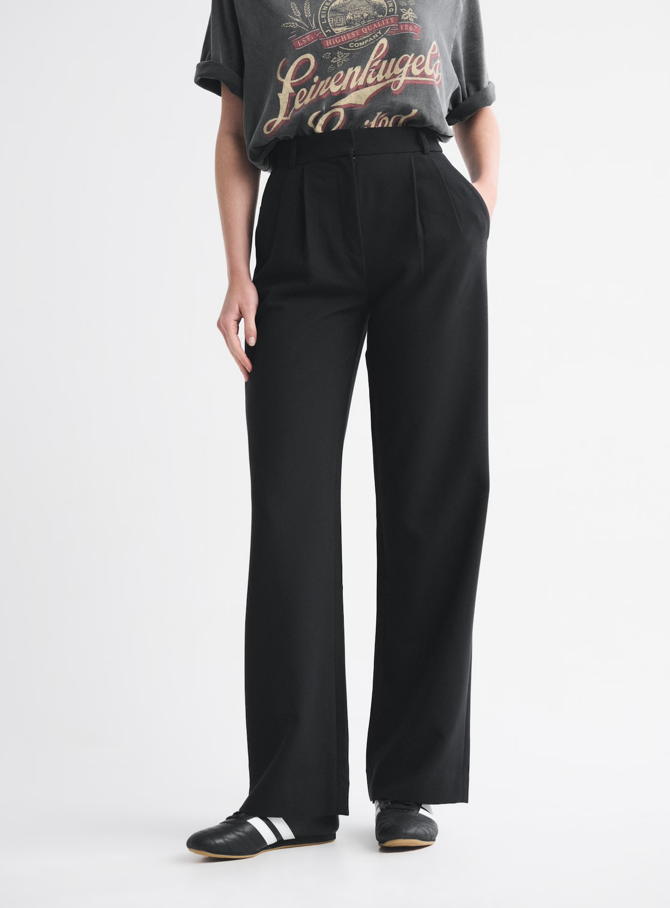 abercrombie, A&f Sloane Tailored Wide Leg Pant