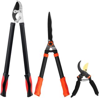 Loppers Hedge Shears & Pruners Combo Set