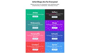 Sell design online: Artists Shops