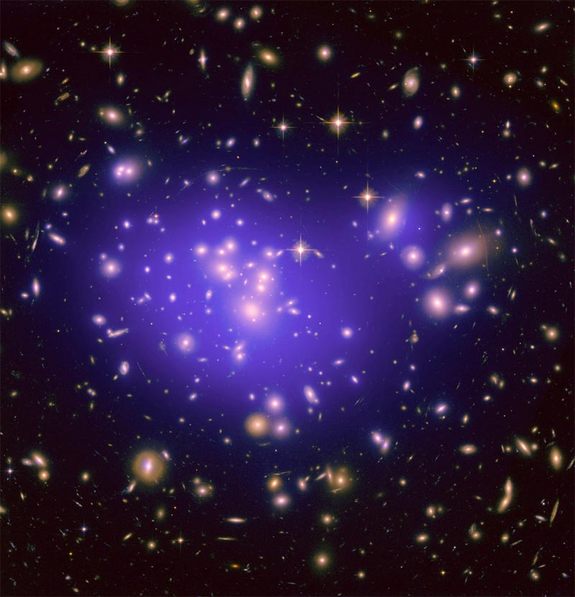 The galaxy cluster Abell 1689 is famous for the way it bends light in a phenomenon called gravitational lensing. A new study of the cluster is revealing secrets about how dark energy shapes the universe.