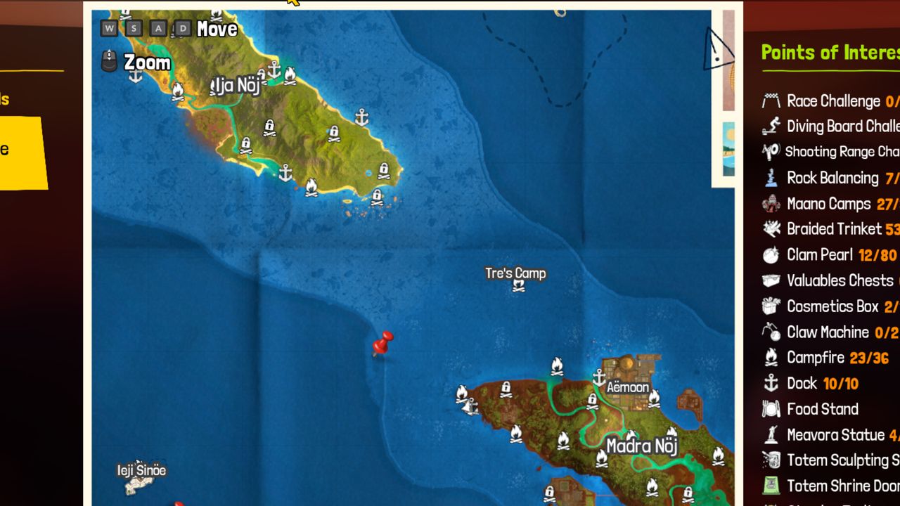 Tchia treasure map