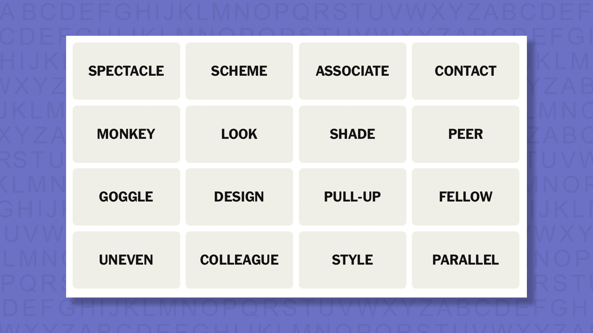 NYT Connections hints for game 1032 on a purple background