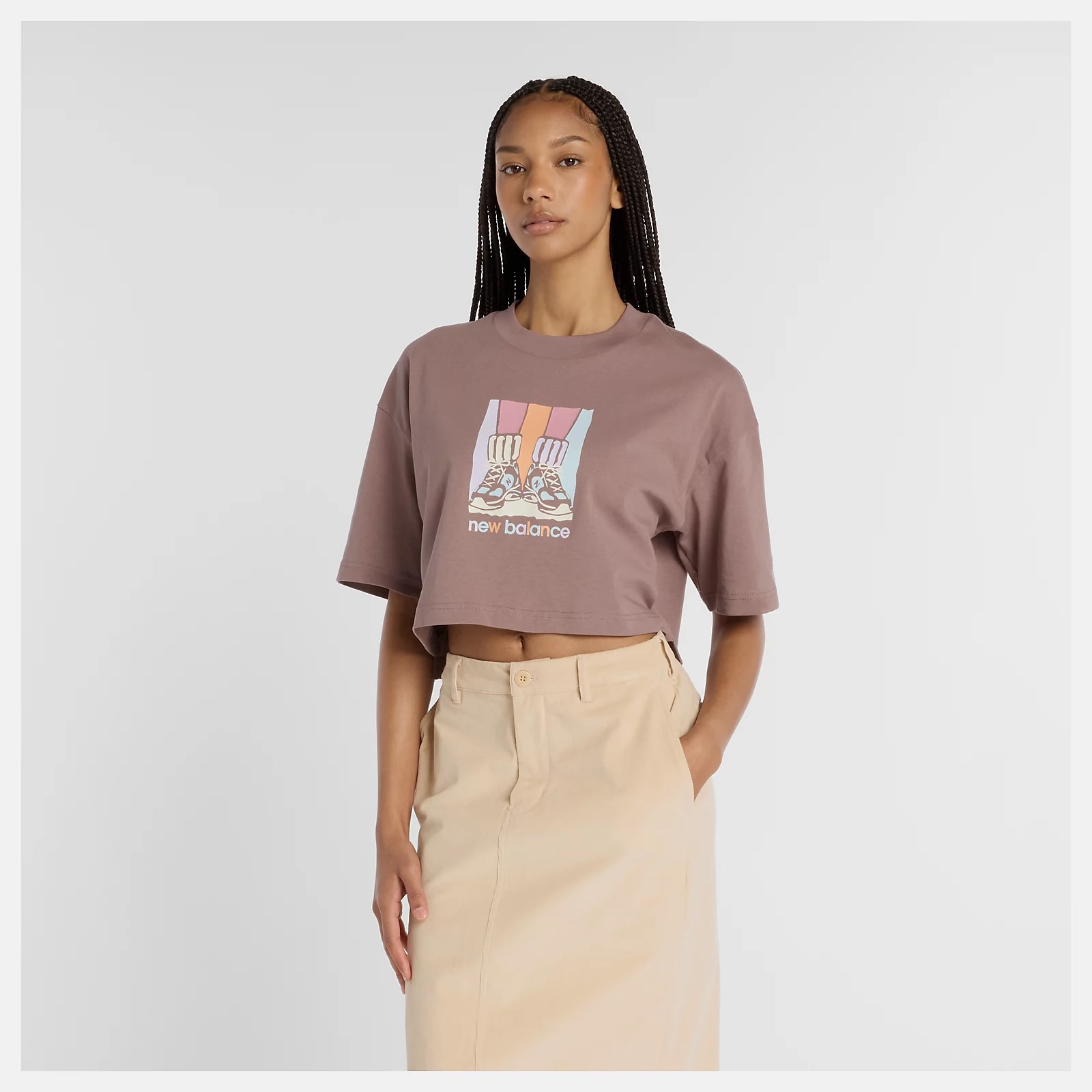 New Balance, Athletics Gradient Shoes T-Shirt