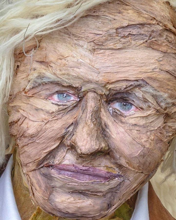 David Attenborough model at RHS Chelsea Flower Show 2026