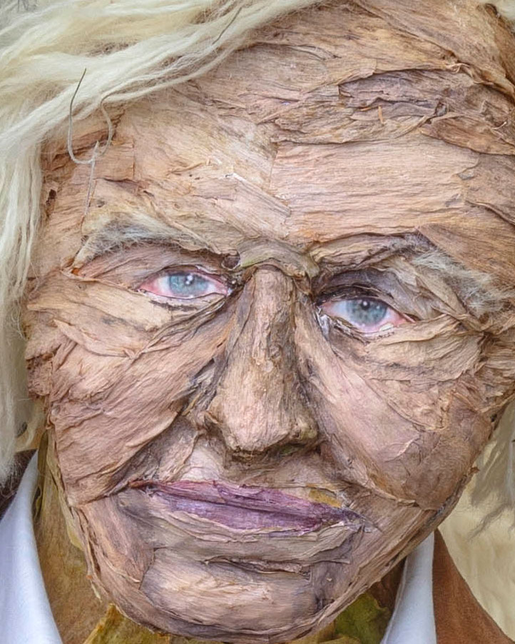 David Attenborough model at RHS Chelsea Flower Show 2026