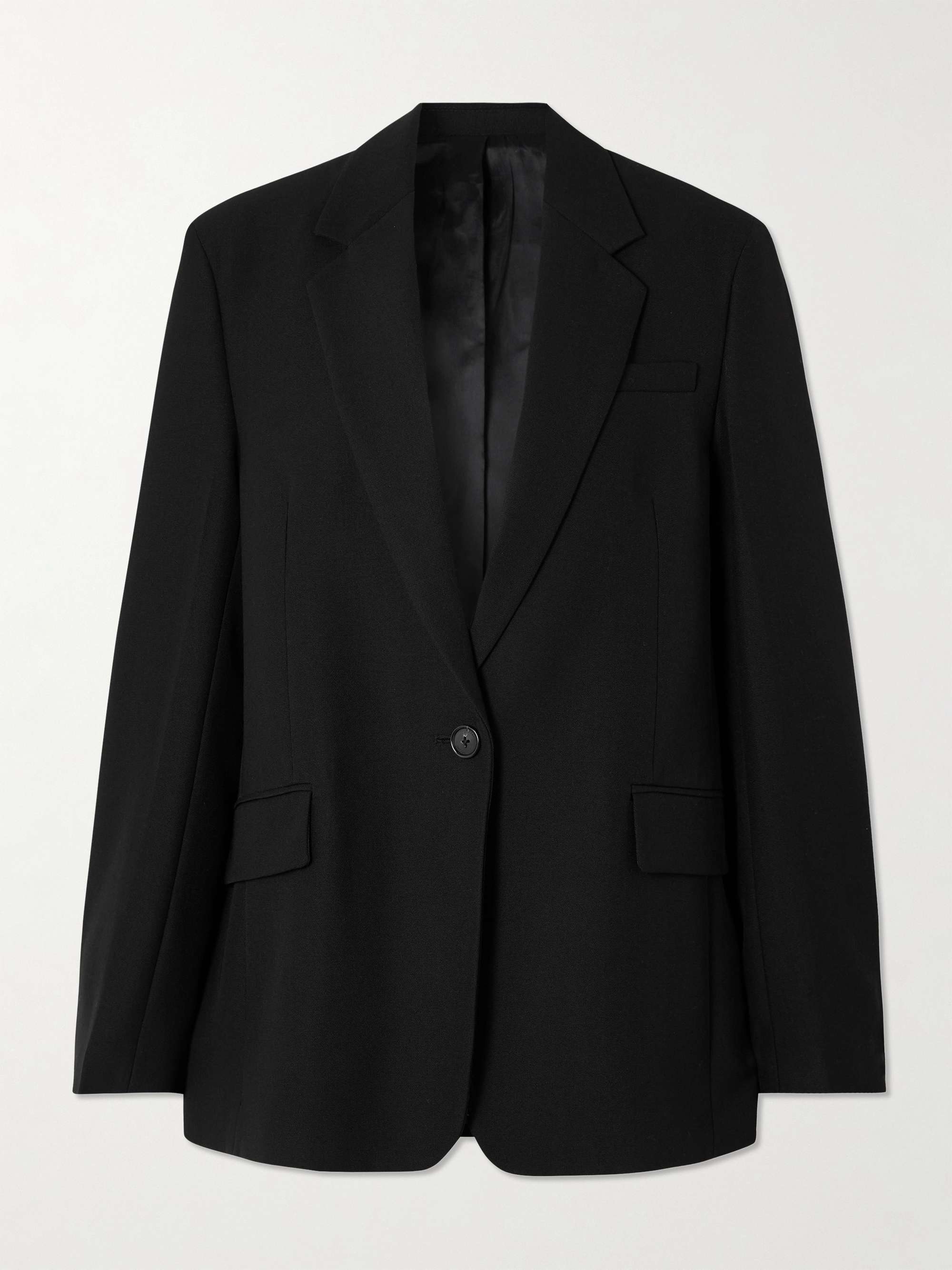 Oversized Recycled Grain De Poudre Blazer