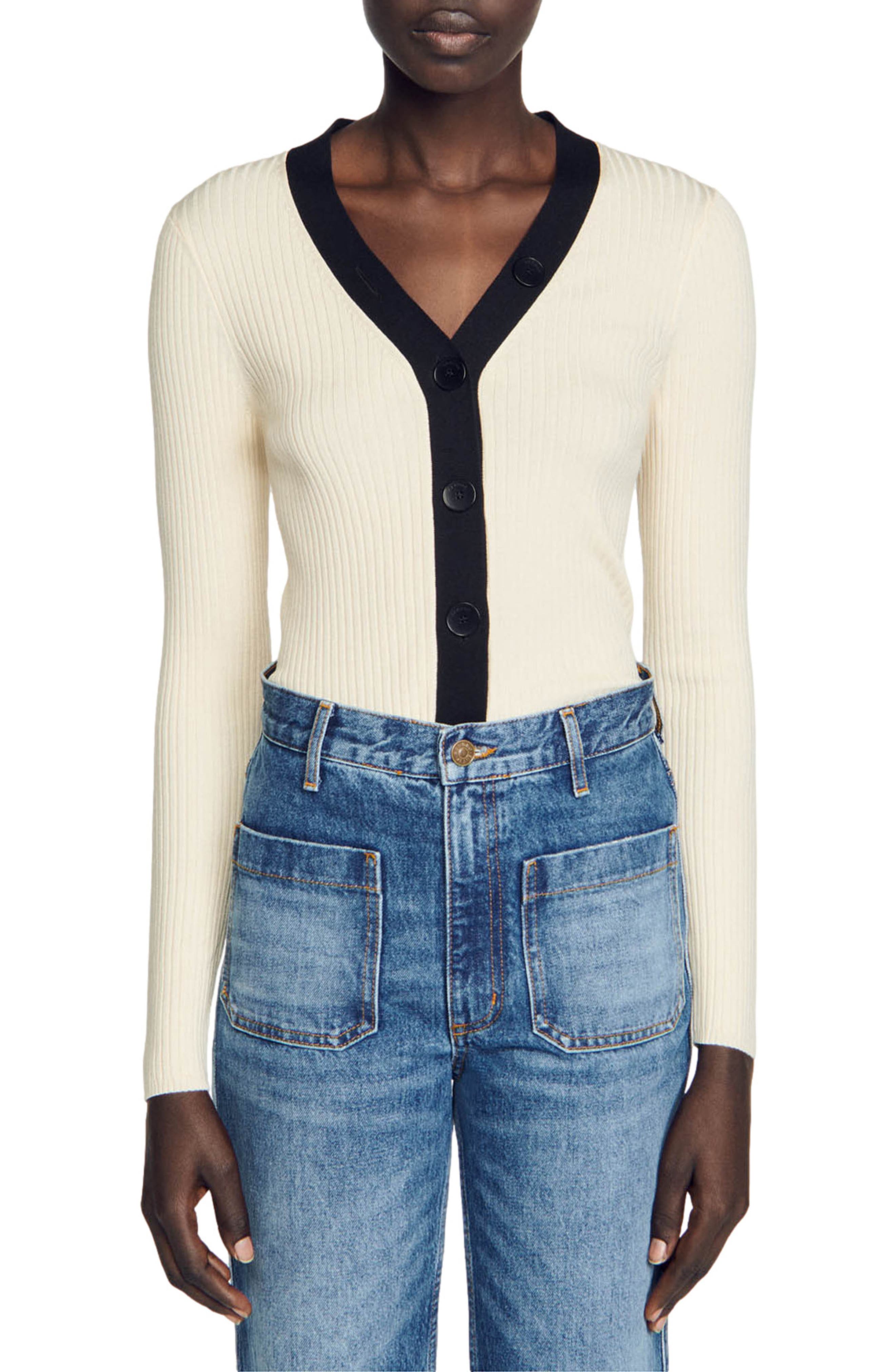 Gabrielle Rib Cardigan