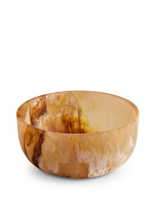 Miller Resin Salad Bowl, Brown