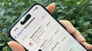 Subscriptions on iPhone