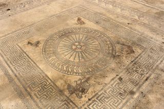 roman mosaics in southern france