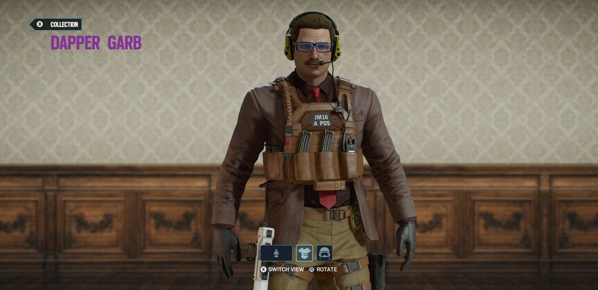 Rainbow Six Siege Dapper Garb Uniform (Warden)