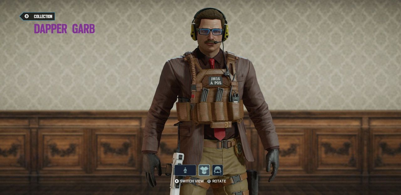 Rainbow Six Siege Dapper Garb Uniform (Warden)