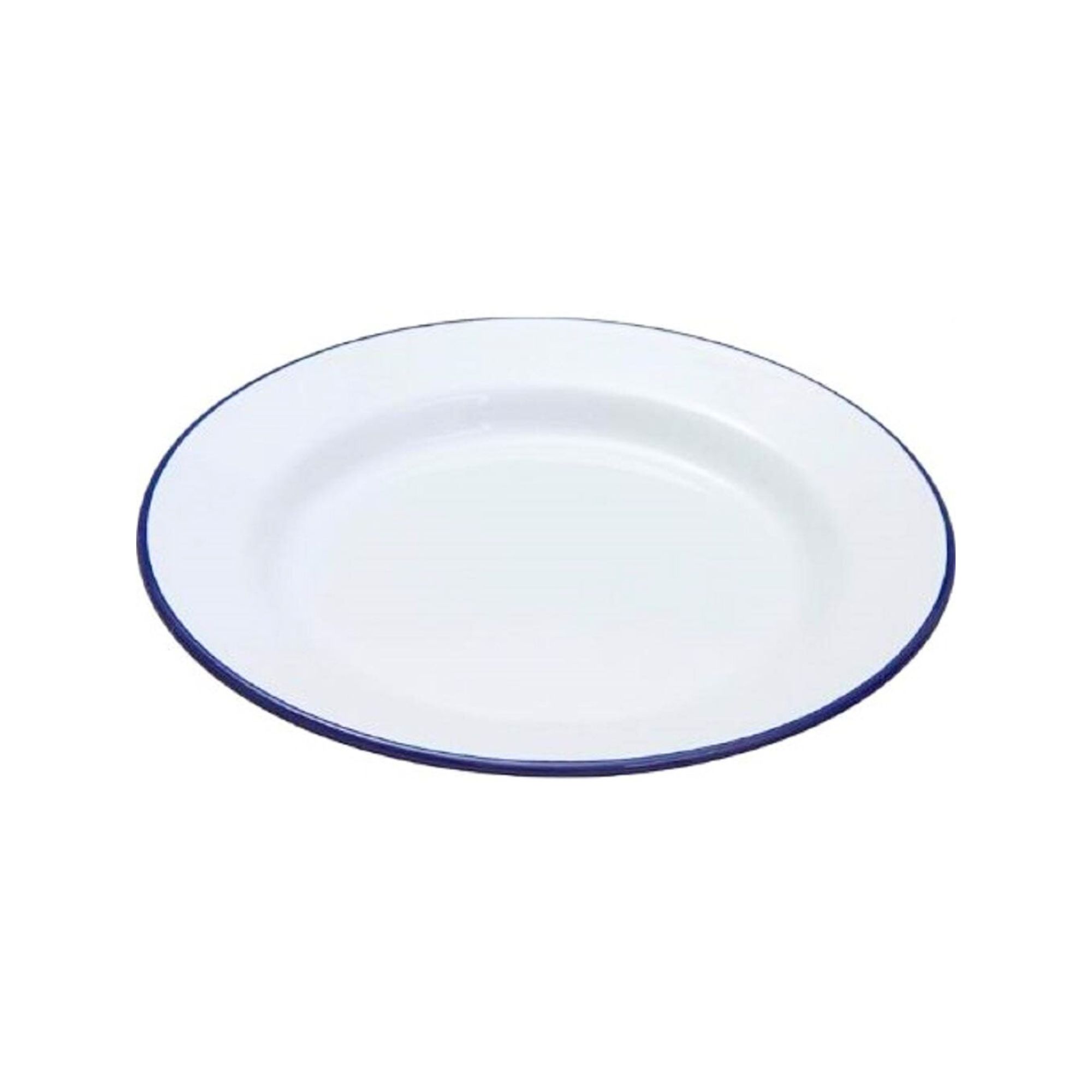 Falcon Enamelware, 10.5" Enamel Dinner Plate White