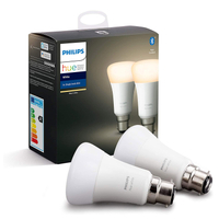 Philips Hue smart bulb twin-pack: £24.99 £17.80 at Amazon