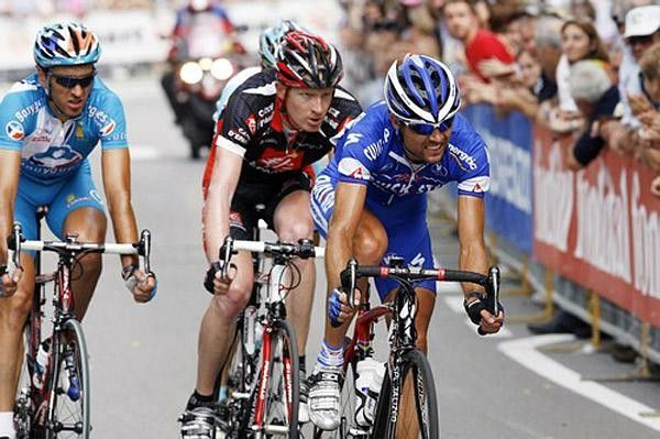Engels and Eric Berthou (Caisse d'Epargne) in the break