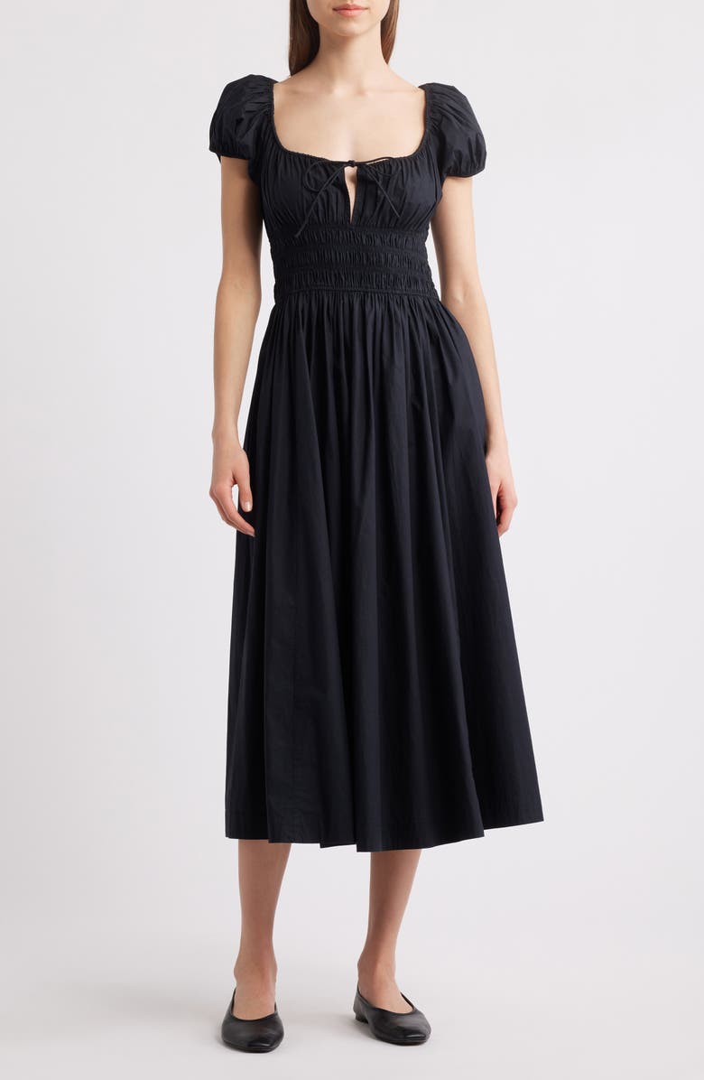 Quinn Organic Cotton Poplin Maxi Dress