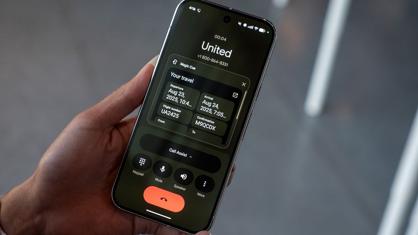 Selecting actions with Magic Cue on a Google Pixel 10 Pro