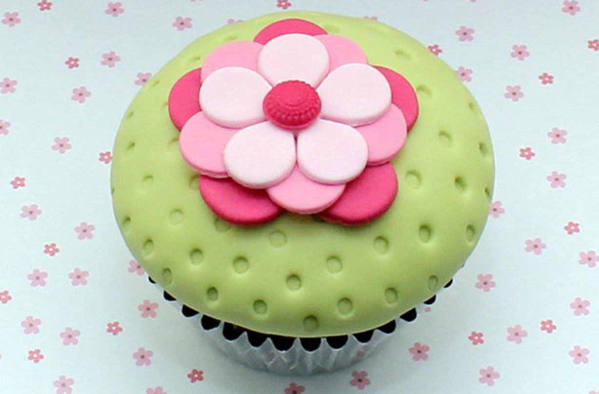 Flower cupcakes