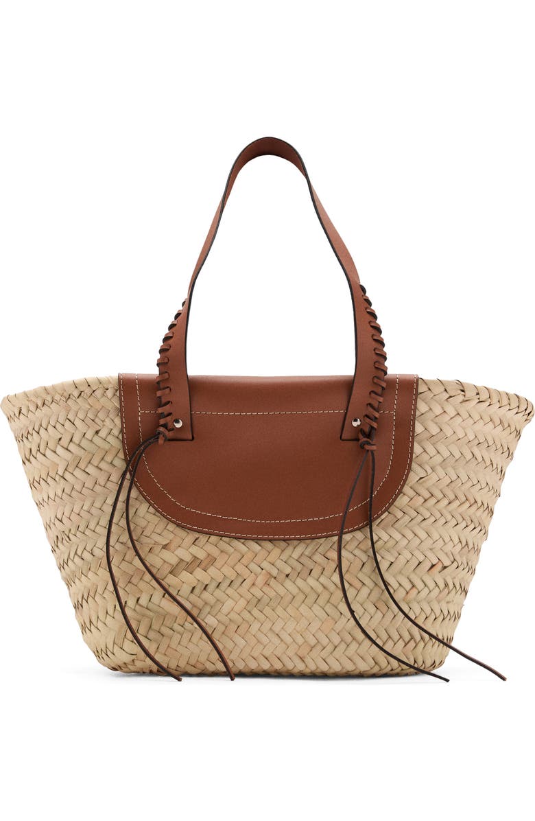 Large Straw Basket Bag