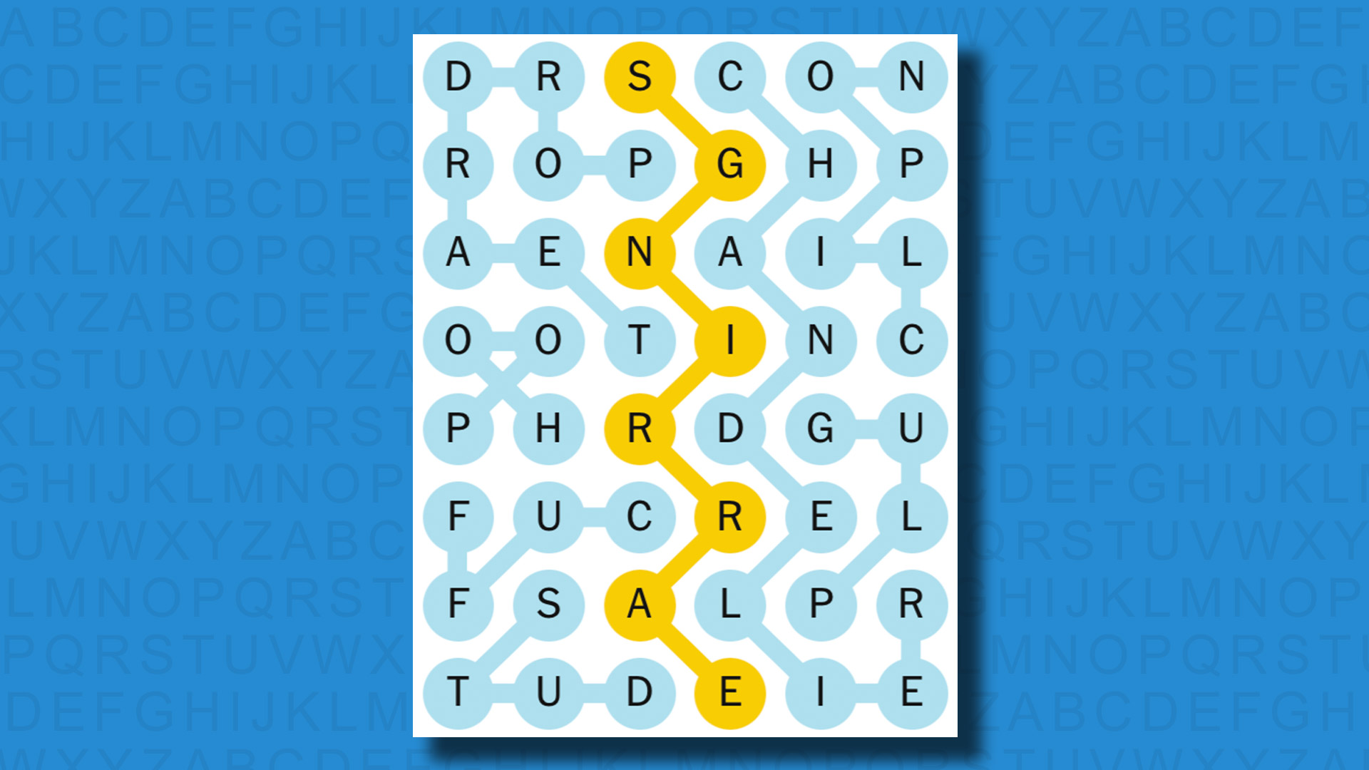 NYT Strands answers for game 429 on a blue background