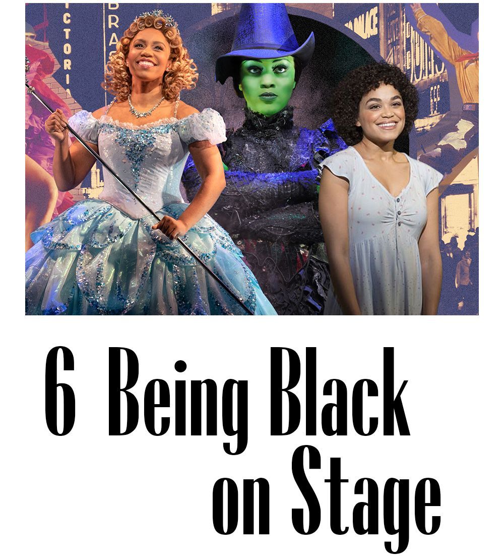 being black on stage