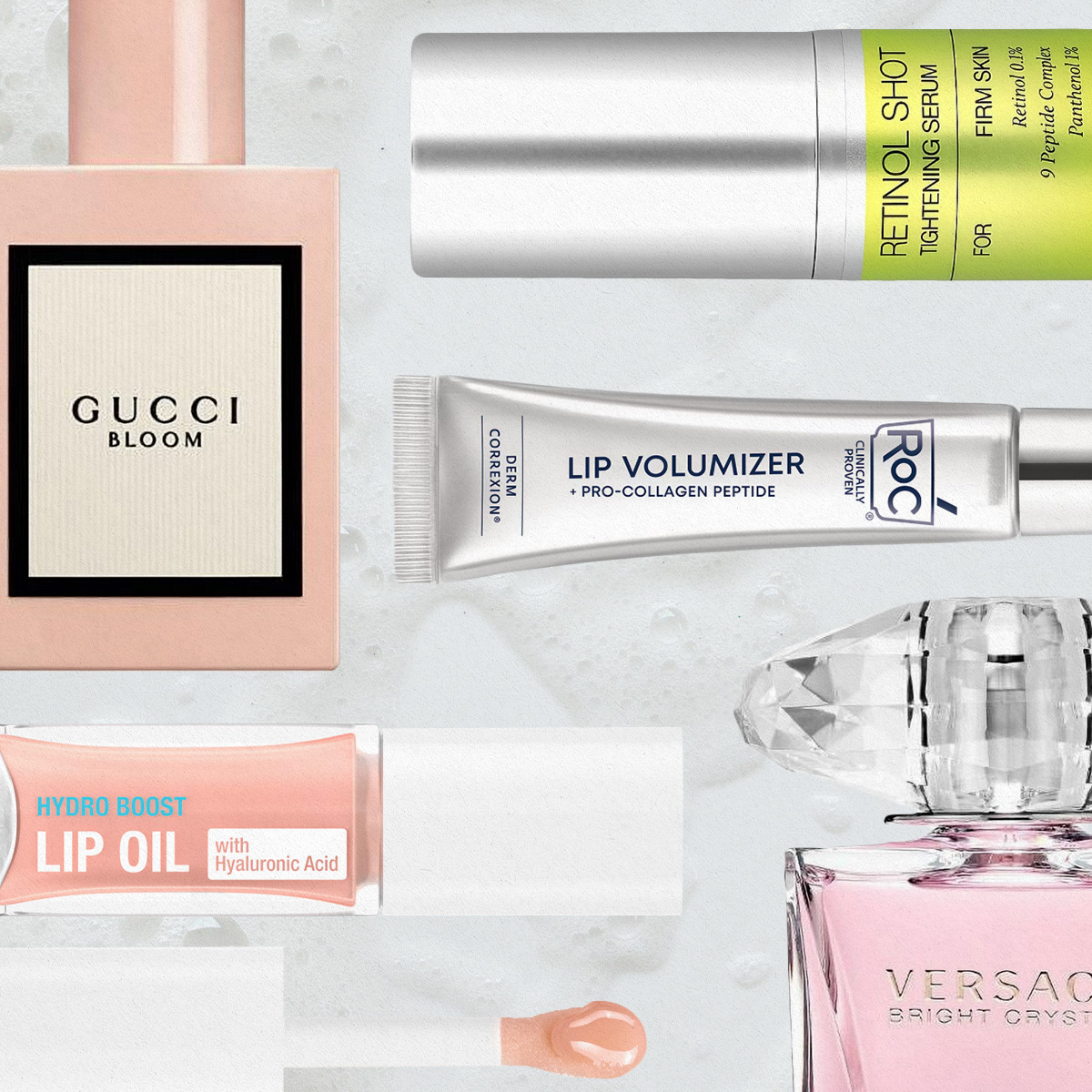 Walmart beauty product collage