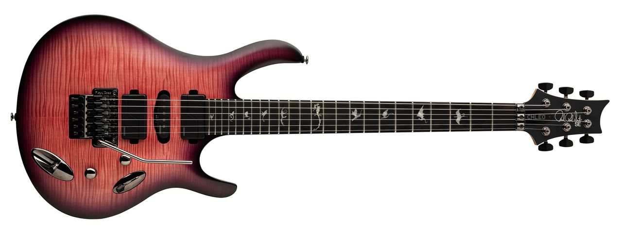The shred-ready PRS Herman Li SE Chleo has been unveiled in Orchird Dusk, Mantis Glow and Charcoal Purple Burst.