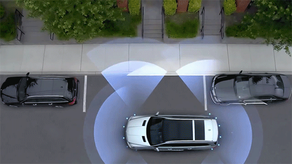 Mercedes-Benz's Active Parking Assist system can look for open spots and park your car for you.