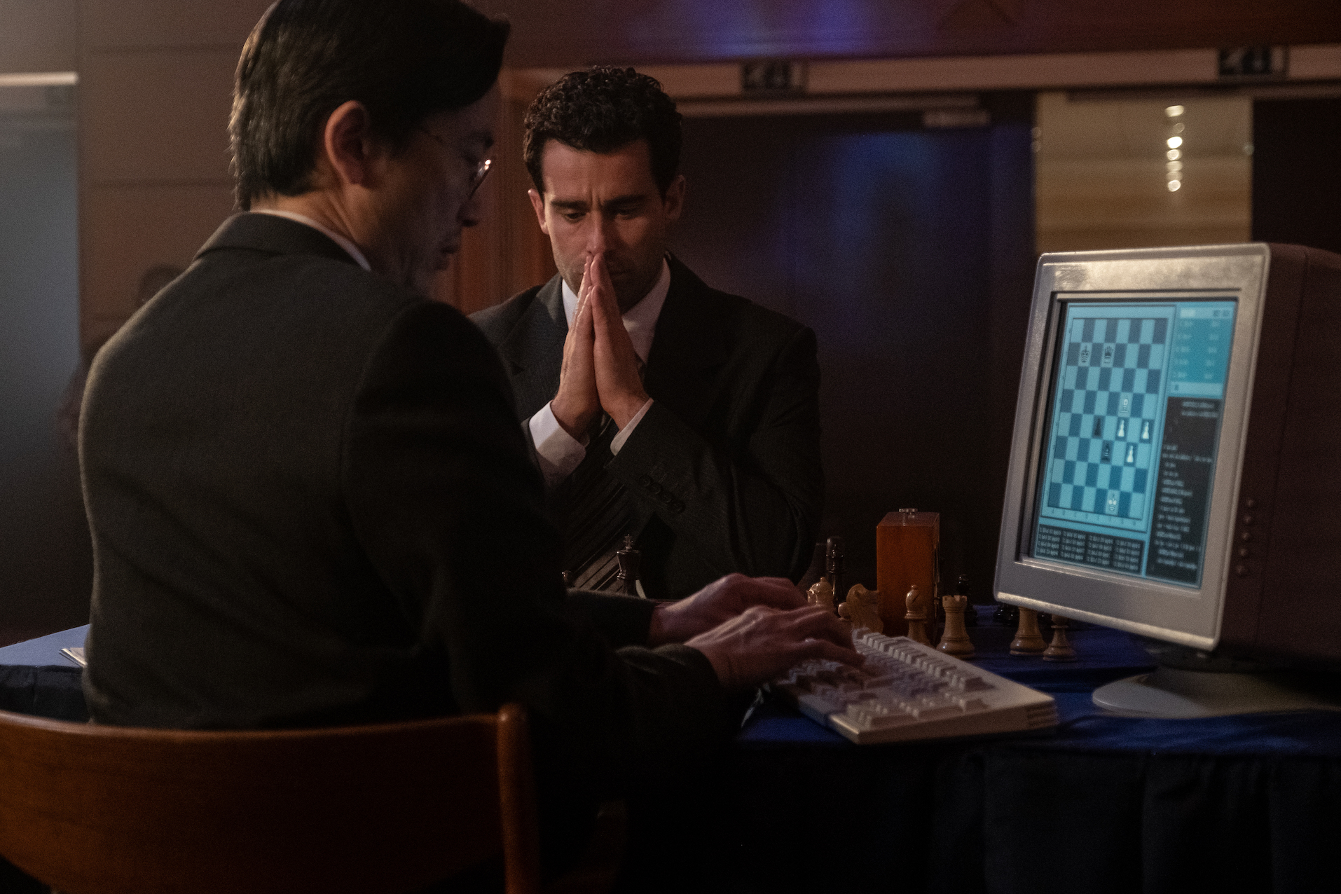 Christian Cooke as grandmaster Garry Kasparov in Rematch.
