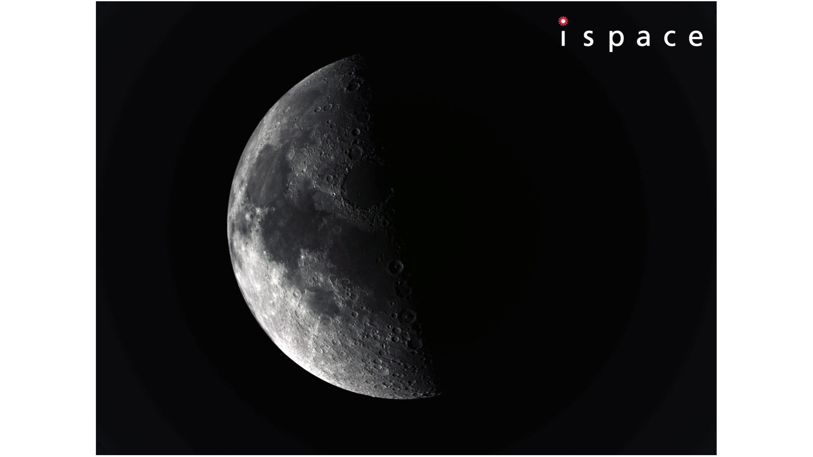 A view of the moon half in darkness seen from an approaching spacecraft