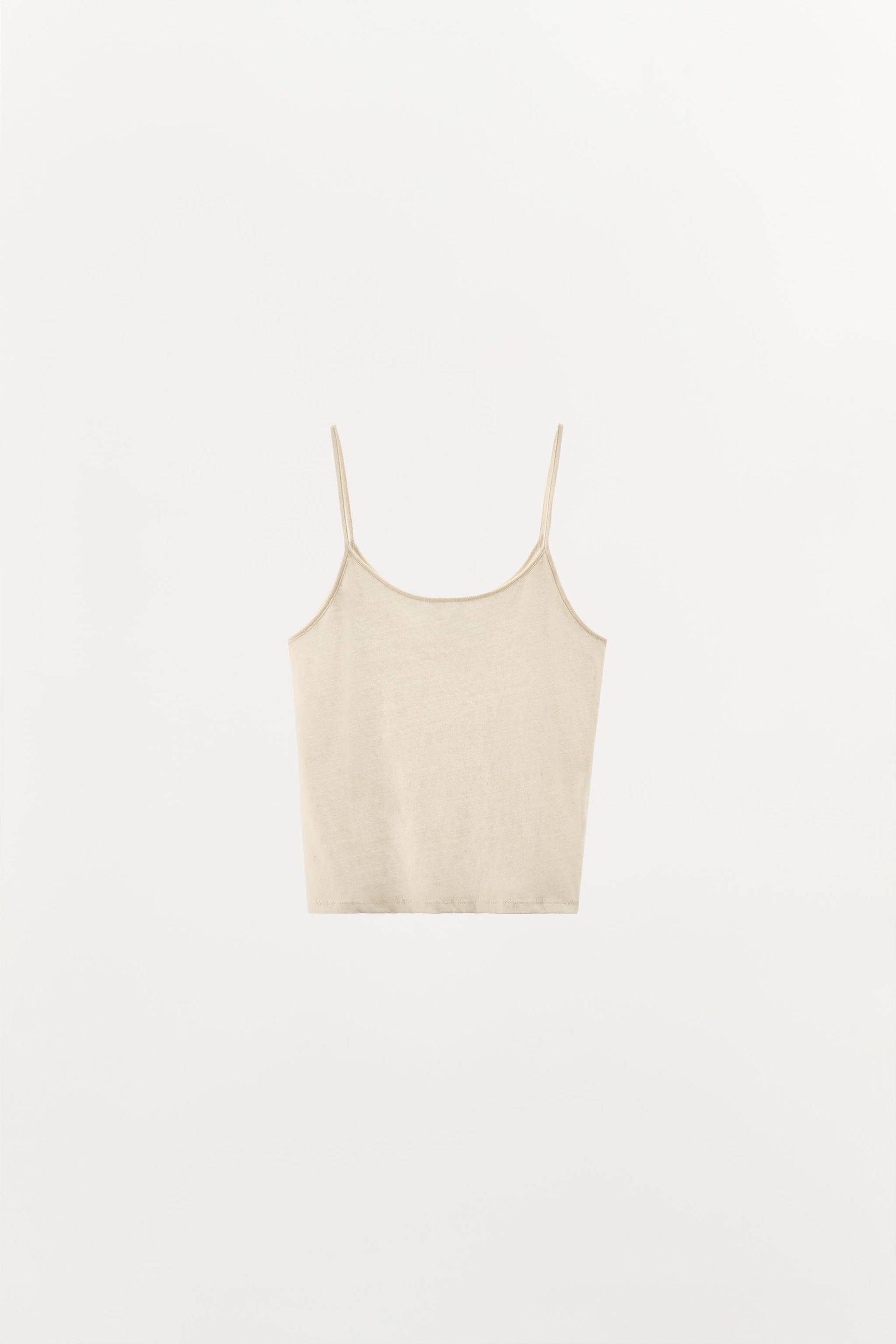 Linen Blend Tank Top