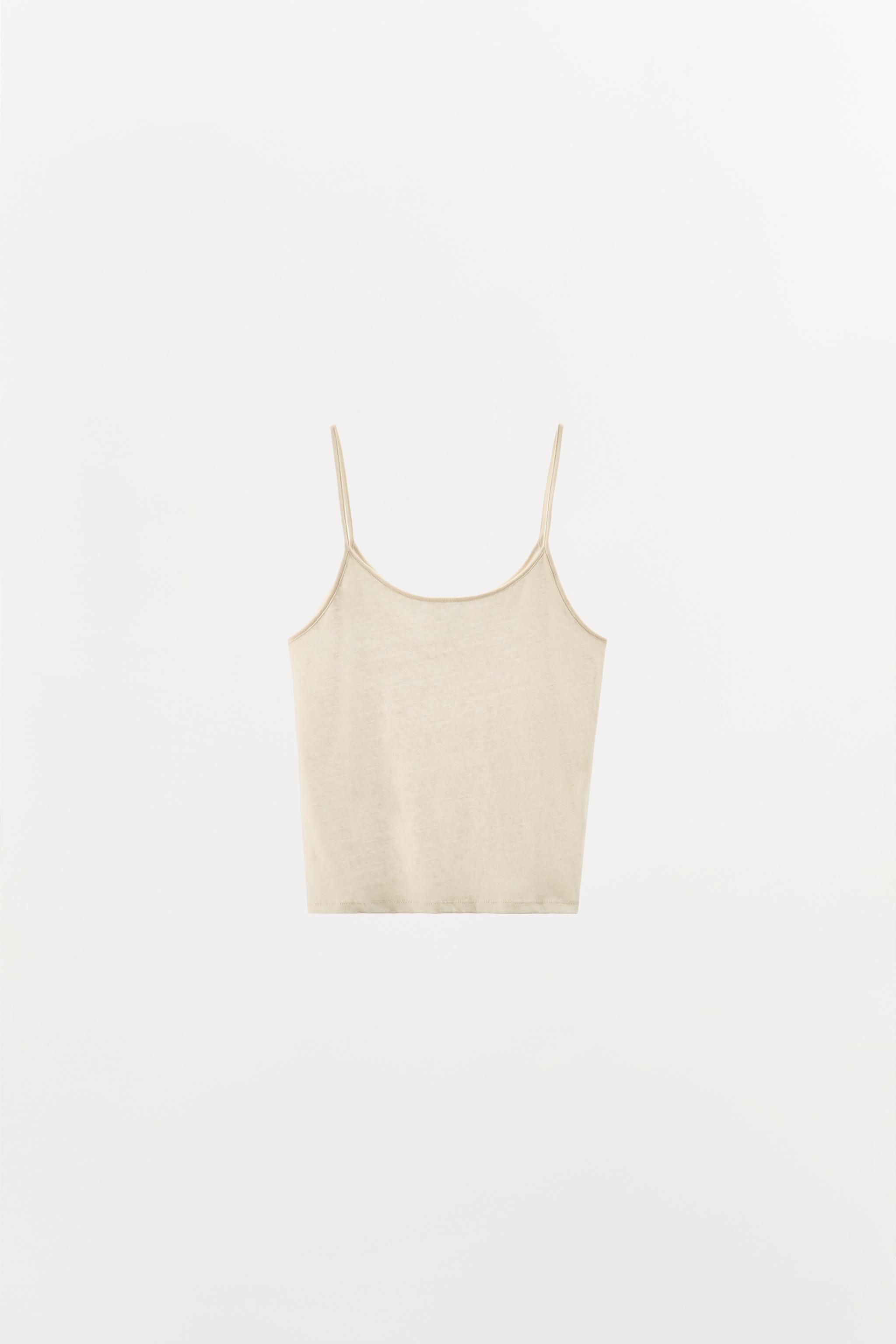Linen Blend Tank Top