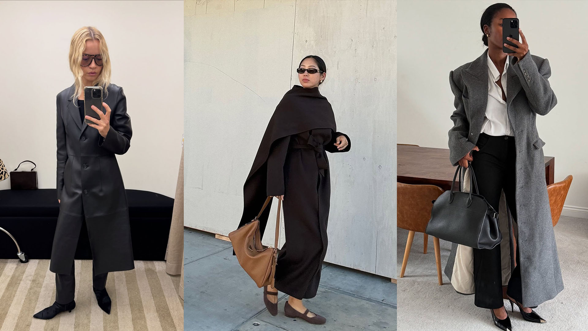 Women wearing winter coats