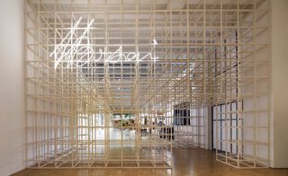 Installation view of ‘Osvaldo Borsani’ at the Triennale de Milano