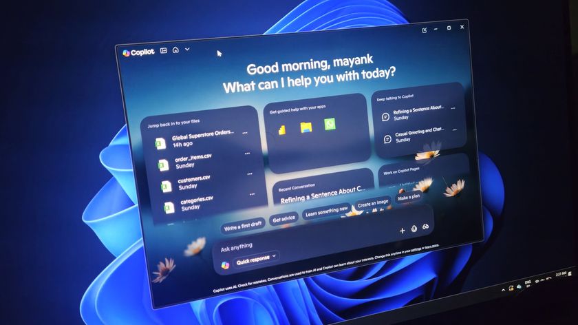 Windows 11 Copilot App with redesigned home page