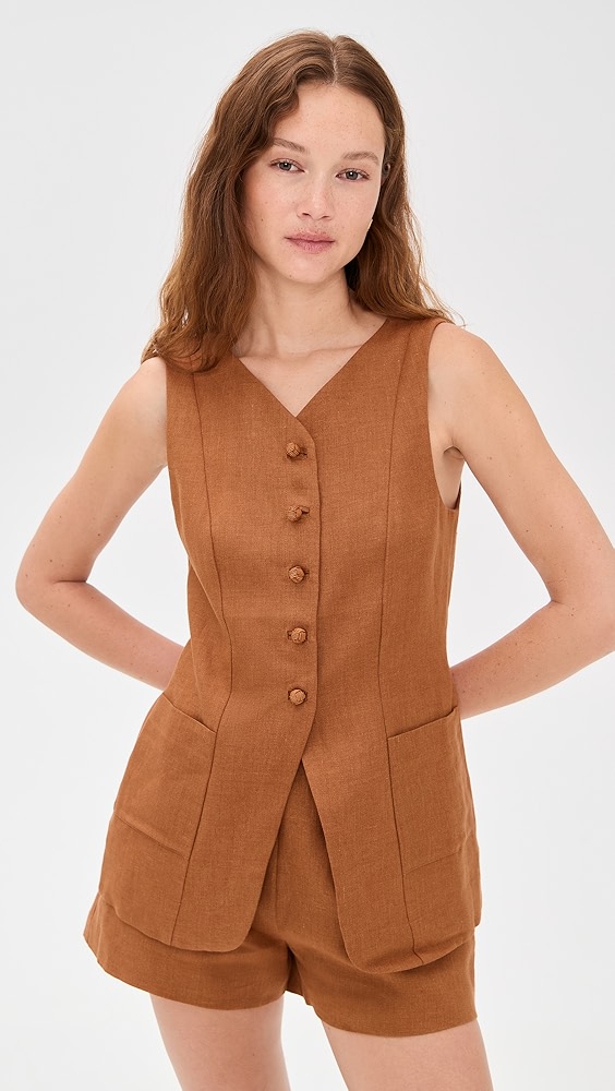 Posse Lorenzo High Neck Vest